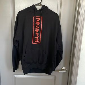 Black franchise hoodie